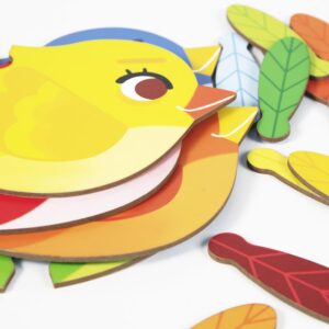 Alternative view of Puzzle Educativo Avenue Mandarine Escala de Colores 6Pcs 5Colores