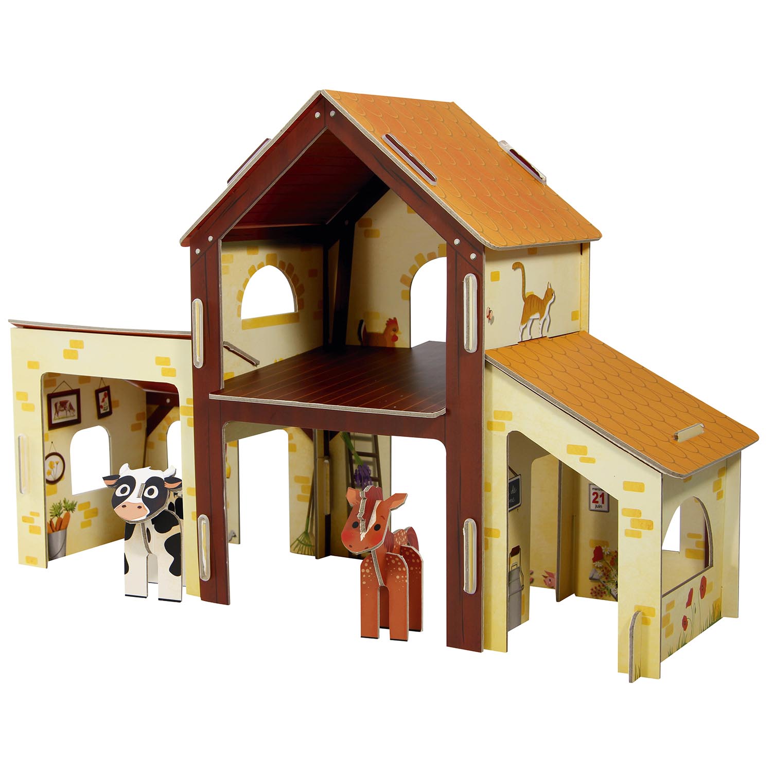 Puzzle 3D Avenue Mandarine Granja +4 Años - Imagen 3
