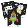 Libro para colorear Graffy Black Space