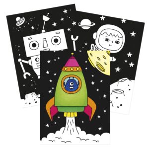 Libro para colorear Graffy Black Space