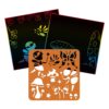 Graffy Scratch Fairies libro de esgrafiado para niños