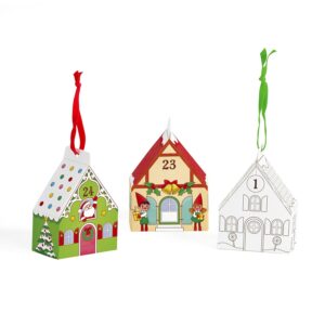 Calendario de Adviento Navideño Avenue Mandarine 24 Diseños para Colorear