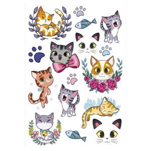 Tatuaje temporal para niños Gatuno