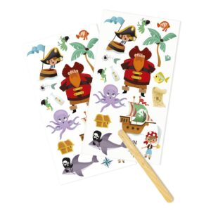 Calcomanías para niños Decalco Mania Pirates