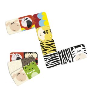 Dominó Educativo Avenue Mandarine Animales y Texturas 28Pcs - 2 a 5 años