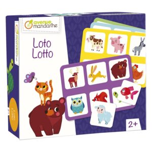 Alternative view of Puzzle Educativo Lotto Avenue Mandarine Quién Come Qué 24 Pcs – 12 Animales