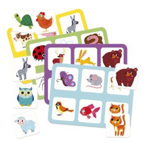 Puzzle Educativo Lotto Avenue Mandarine Quién Come Qué 24 Pcs – 12 Animales