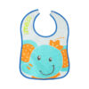 Babero con figura de Elefante de color celeste de la marca Lucky Baby