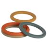 dëna anillos de silicona suave de colores imitando a la naturales empque x 4 unidades