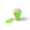 dëna trompo de silocona color verde neón
