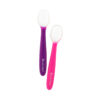 Cucharas con punta de silicona de Lucky Baby