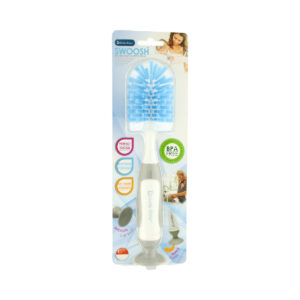 Limpia biberón Lucky Baby Swoosh 2 en 1 con base de succiòn para mesada.