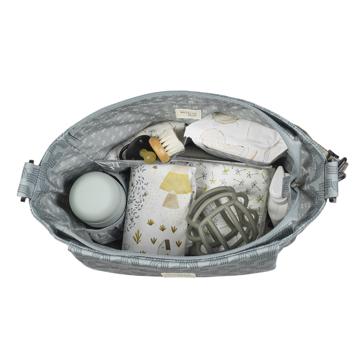 Bolso Maternal Walking Mum Canastilla Tulum – Incluye Cambiador para Bebé, 2 Asas Cortas Ajustables y 1 Asa Larga - Imagen 2