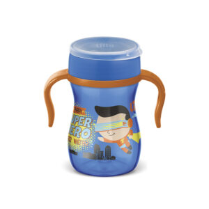 Vaso con Asas Super Evolution 360° Lillo 240ml Azul