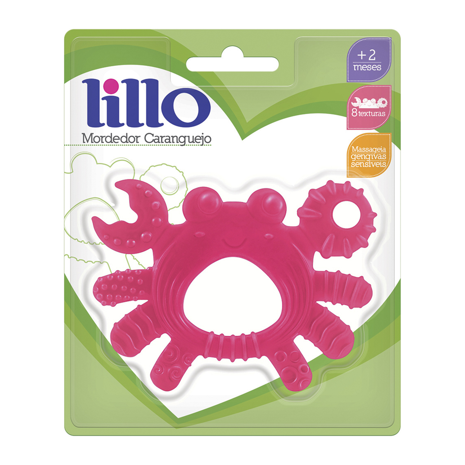 Mordillo para Bebés Lillo Cangrejo Rosado - Imagen 2