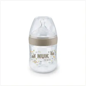 Mamadera Nuk For Nature 150ml Gold Mate 0 a 6 meses – Con Tetina S