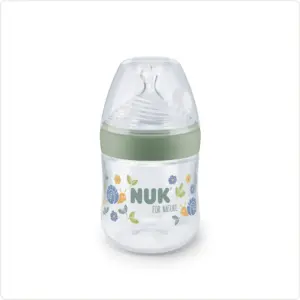 Mamadera Nuk For Nature 150ml Verde Mate 0 a 6 meses – Con Tetina S