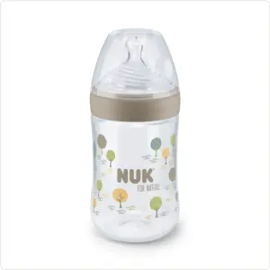 Mamadera Nuk For Nature 260ml Gold Mate +6 meses – Con Tetina M