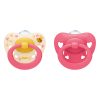 Chupete de Silicona Signature Nuk Rosado 2 Unidades Talle 3 – 18 a 36 meses