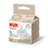 Repuesto de Tetina de Silicona Nuk For Nature Orificio S 2 Unidades