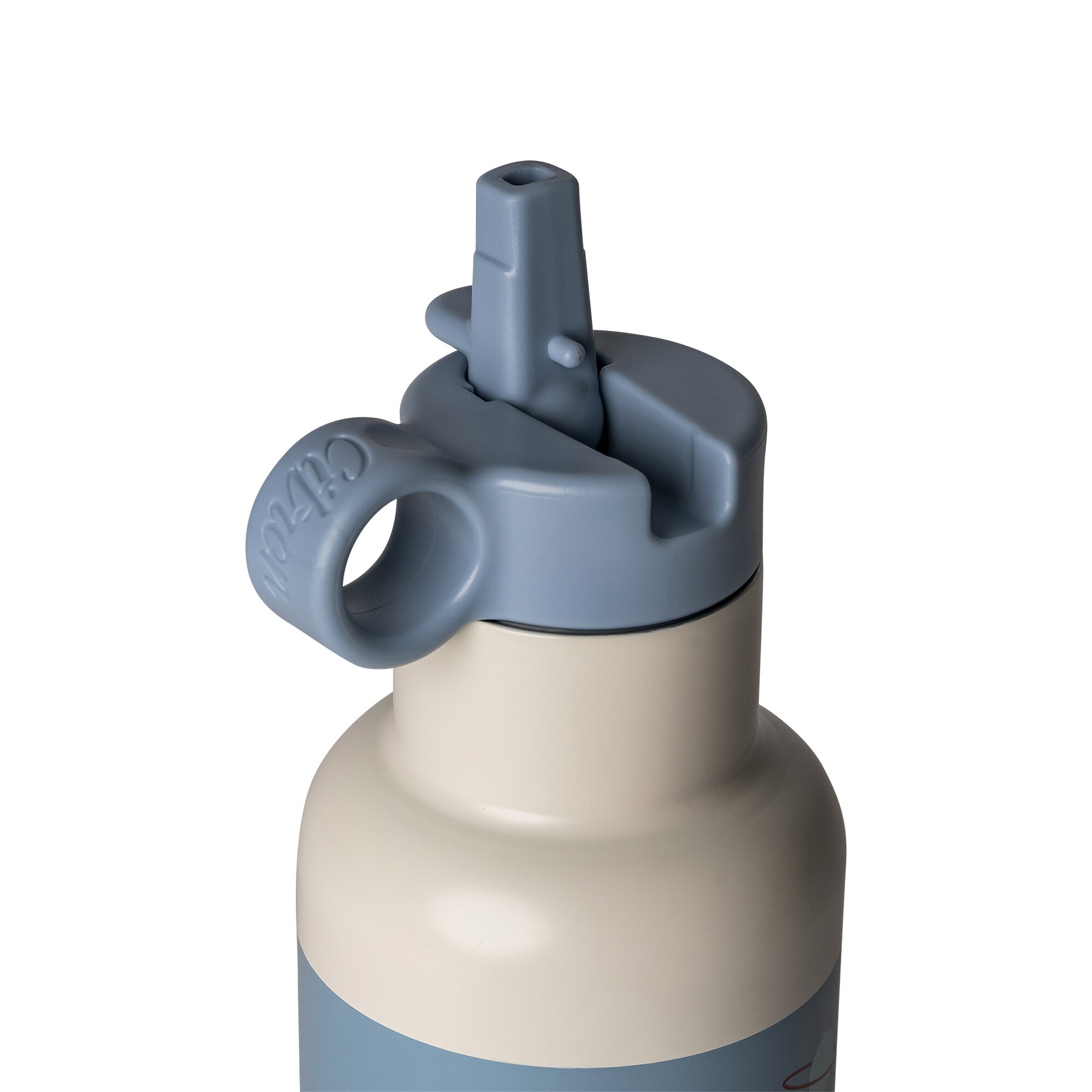 Botella Térmica de Acero Inoxidable 350ml Citron Nave Espacial Azul +1 año - Incluye 1 Cepillo de Limpieza, 1 Pajita Extra y Funda de Silicona - Imagen 4