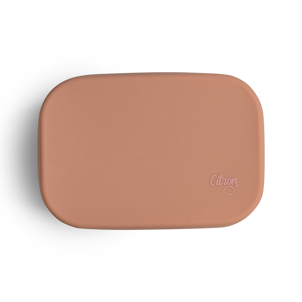 Mini Caja Para Snacks de Acero Inoxidable Citron Rosa +18 meses - Imagen 3