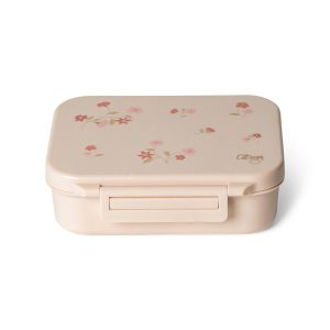 Caja Para Snacks Citron Flores +18 meses 3 compartimientos