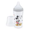 Mamadera Fisiológica Perfect Match Nuk 260ml Mickey Mouse Gris +3 meses - Con Tetina M