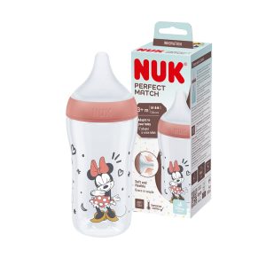 Alternative view of Mamadera Fisiológica Perfect Match Nuk 260ml Minnie Mouse Rojo +3 meses - Con Tetina M
