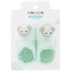 Alternative view of Media Escarpín para Recién Nacidos Pingüino Pimpolho Verde