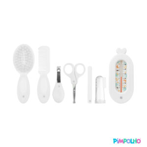 Kit de Higiene para Bebés Pimpolho 7Pcs - Incluye Termómetro