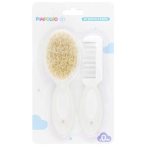 Alternative view of Kit de Peine y Cepillo con Cerdas Naturales Pimpolho