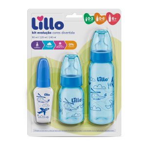 Set X3 mamaderas Lillo Evolution Colores Azul