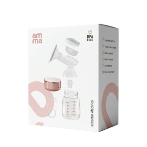 Alternative view of Extractor de Leche Eléctrico Amma – Batería de Larga Duración y Modo Inverter: 3 Modos de Masaje + 9 Niveles de Potencia