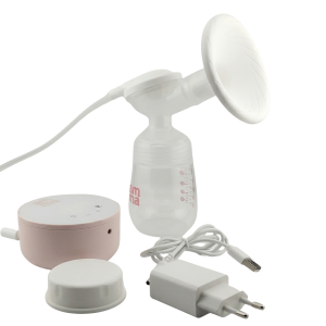 Extractor de Leche Eléctrico Amma – Batería de Larga Duración y Modo Inverter: 3 Modos de Masaje + 9 Niveles de Potencia