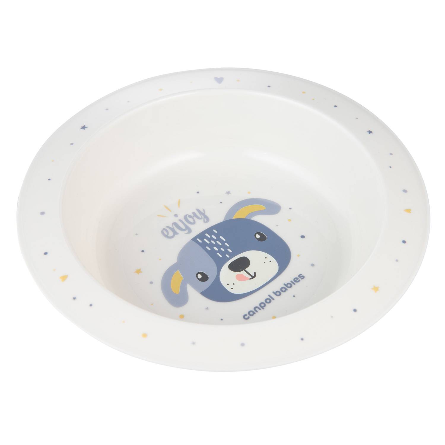 Bowl de Plástico Canpol 270ml Cute Animals Perro - Imagen 2