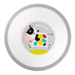 Bowl de Plástico Antideslizante Canpol 270 ml Vaca