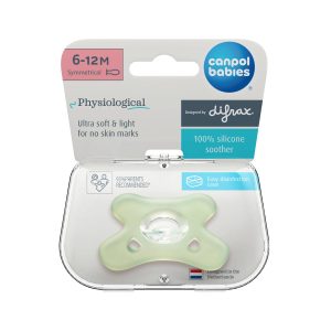 Chupete de 100% Silicona Canpol Simétrico 6-12 Meses x1 Unidad